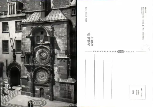600117,Foto Ak Astronomische Uhr Praha Prag Staromestsky orloj Altstädter Turmuhr
