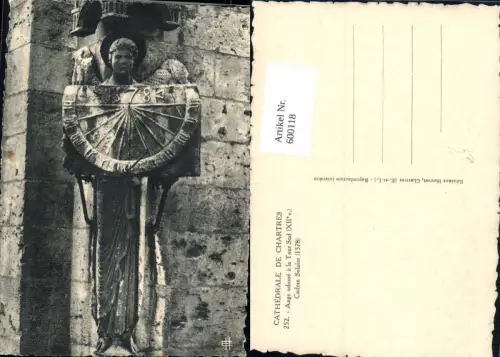 600118,Cathedrale de Chartres Cadran Solaire Sonnenuhr Uhr