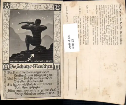 600123,Sternzeichen Horoskop Schütze Menschen Text