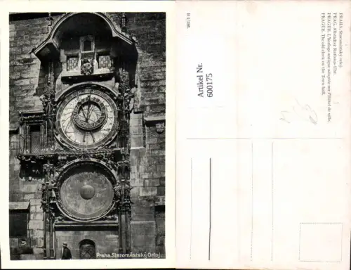 600175,Astronomische Uhr Praha Prag Staromestsky Orloj Altstädter Rathaus-Uhr
