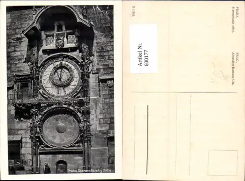 600177,Astronomische Uhr Praha Prag Staromestsky Orloj Altstädter Rathaus-Uhr