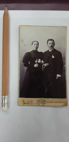 594998,Fotografie CDV Foto Atelier Max Balde Badgastein Paar Frau Wildbadgastein