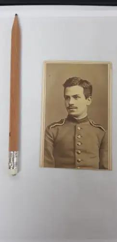 595048,Fotografie CDV Foto Atelier C. Probst Nürnberg Soldat Konrad Munks