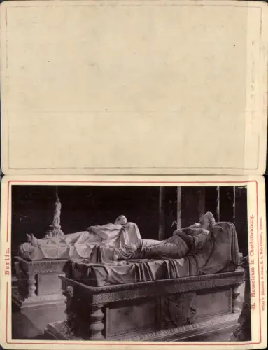 629282,CDV Foto Kabinettfoto Berlin Charlottenburg Mausoleum um 1880 pub Römmler e Jonas 61