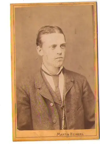 CDV4,Wien Wieden Atelier Heimerl Portrait 1890 CDV