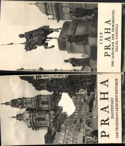 Reklame Prag Praha Tschechien 1929