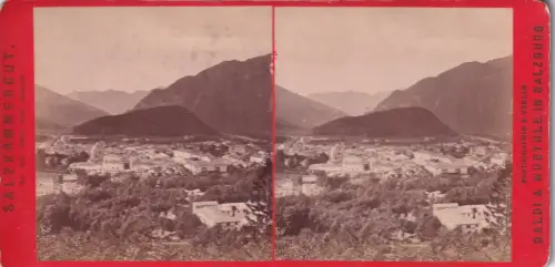 Stereo-Fotografie Bad Ischl v. Gassner pub Baldi e Würthle 345