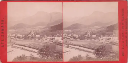 Stereo-Fotografie Neuberg an der Mürz Schneealpe pub Würthle e Spinnhirn, Baldi e Würthle 567