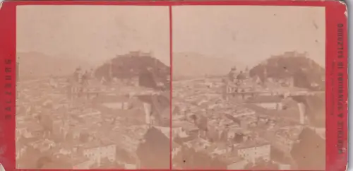 Stereo-Fotografie Salzburg v. Mönchsberg pub Würthle e Spinnhirn 6