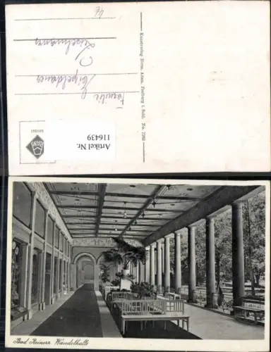 116439,Bad Reinerz Schlesien Wandelhalle