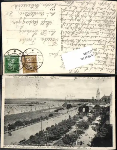 121938,Seebad Swinemünde Strandpromenade 1927