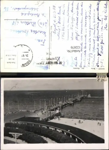 122070,Sopot Molo Hafen 1940 Danzig Pommern