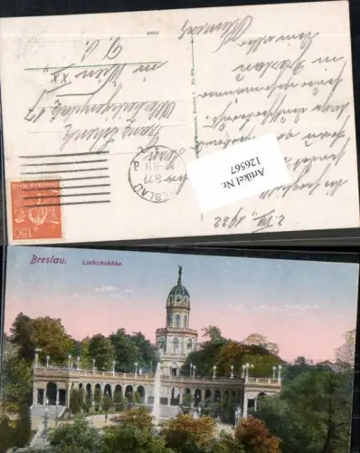 126567,Breslau Liebichshöhe 1922