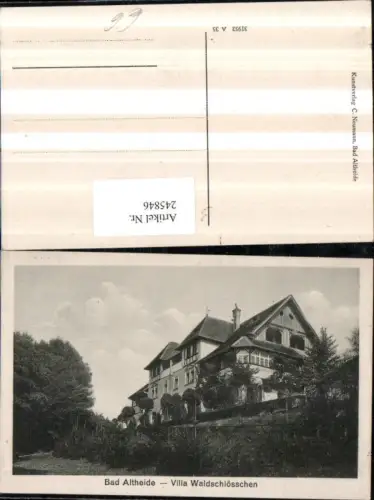 245846,Bad Altheide Polanica-Zdroj Villa Waldschlösschen
