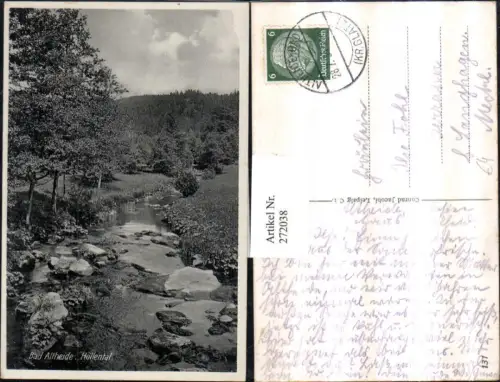 272038,Bad Altheide Polanica-Zdroj Höllental Bach Partie