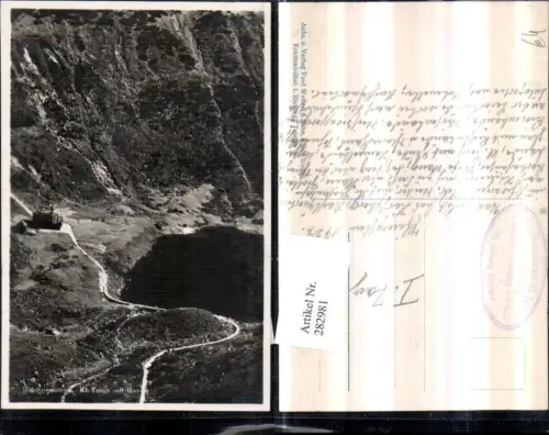 282981,Riesengebirge Krkonose Kleiner Teich m. Baude b. Karpacz