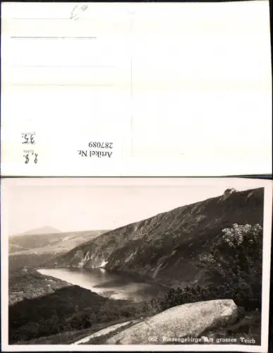 287089,Riesengebirge Krkonose Am Großen Teich b. Krummhübel Karpacz