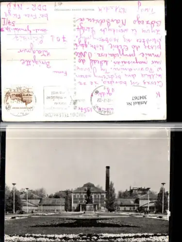 304767,Poznan Posen Palmiarnia w parku Marcina Kasprzaka Park Denkmal