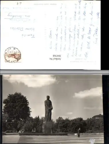 304768,Poznan Posen Pomnik Adam Mickiewicza Denkmal