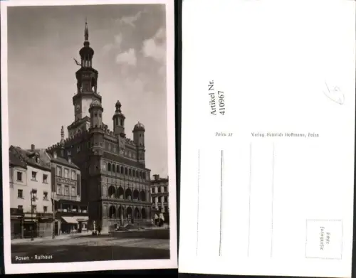410967,Poland Posen Rathaus Gebäude