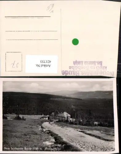 421753,Riesengebirge Neue Schlesische Baude b. Szklarska Poreba