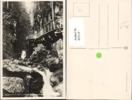 422114,Riesengebirge Zackelklamm Wasserfall b. Schreiberhau Szklarska Poreba