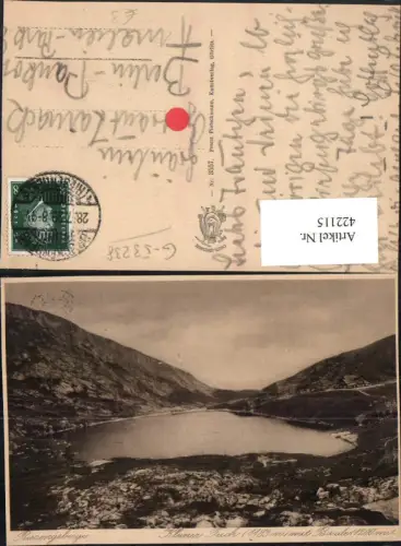 422115,Riesengebirge Kleiner Teich m. Baude b. Krummhübel Karpacz