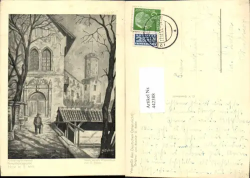 442388,Künstler AK G. Böhle Poland Kynsburg b. Zagorze Slaskie Renaissanceportal