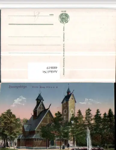 480619,Poland Riesengebirge Kirche Wang b. Karpacz Krummhübel