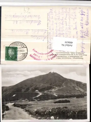 480659,Poland Schneekoppe m. Schlesierhaus b. Karpacz Krummhübel