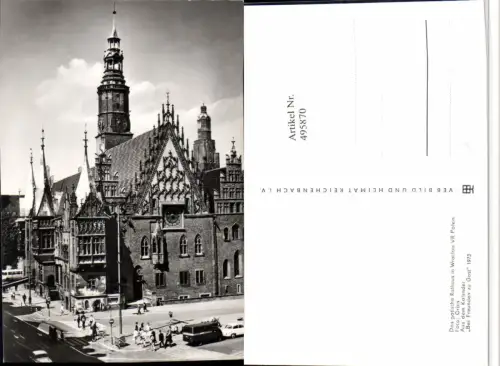 495870,Poland Wroclaw Breslau Gotisches Rathaus