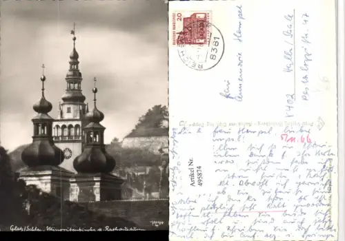 495874,Poland Glatz Klodzko Minoritenkirche vom Rathausturm pub Popp 4
