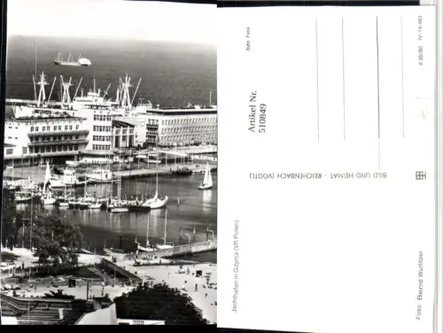 510849,Poland Gdynia Gdingen Jachthafen Yachten Boote