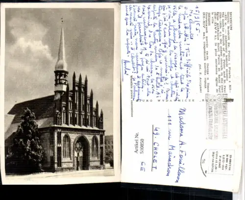 510850,Poland Szczecin Stettin Gotycki kosciol sw. Piotra i Pawia Kirche