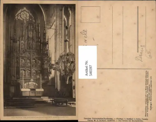 546597,Danzig Gdansk Marienkirche