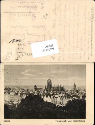 556898,Poland Danzig Bischofsberg