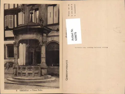 639979,Obernai Vieux Puits Brunnen France