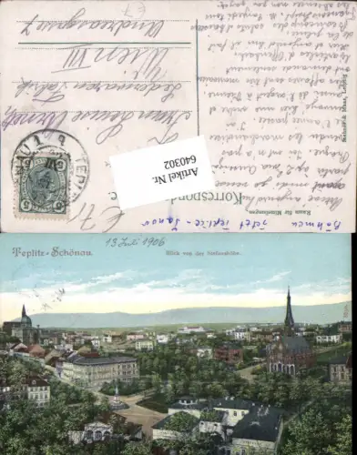 640302,Teplitz Schönau Teplice Sanov Böhmen 1906