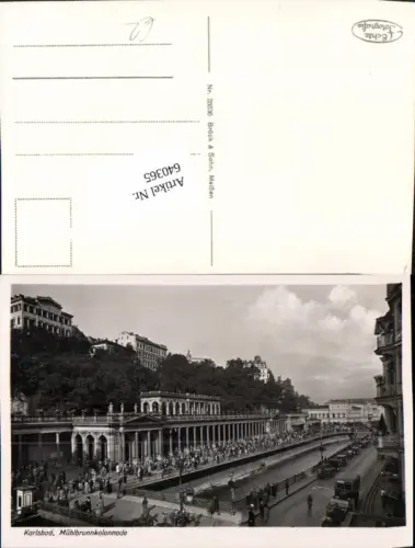 640365,Karlsbad Böhmen Mühlbrunnkolonnade Mühlbrunn