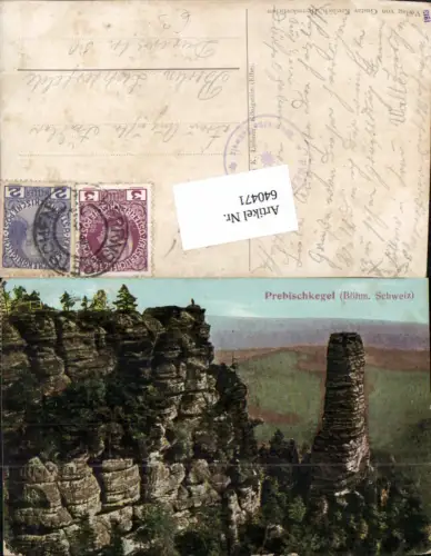 640471,Böhmische Schweiz Hrensko Herrnskretschen Prebischkegel Prebischtor