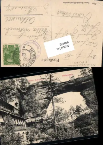 640472,Böhmische Schweiz Hrensko Herrnskretschen Prebischtor