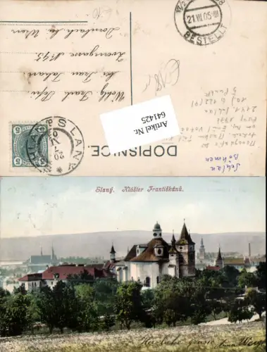 641425,Slany Klaster Frantiskanu Schlan Böhmen Mittelböhmen