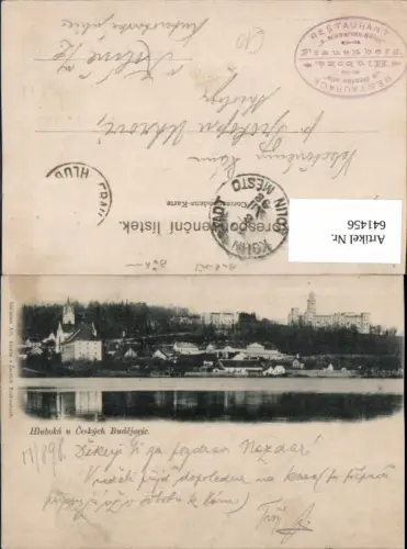 641456,Hluboka u Ceskych Budejovice Budweis 1898 Frauenberg