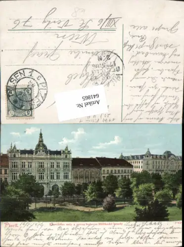 641865,Pilsen Plzen Kopeckeho sady novou Mestanske besedy