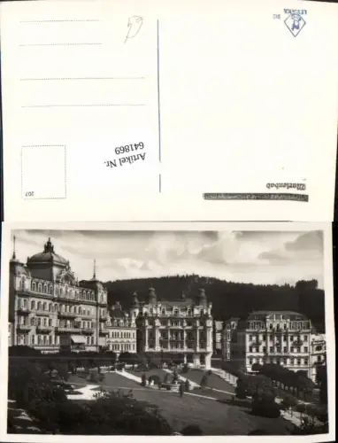 641869,Marienbad Marianske Lazne bei Eger Cheb Hotel Stern