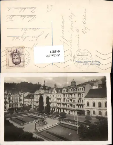 641871,Marienbad Marianske Lazne bei Eger Cheb Grand Hotel Pacific
