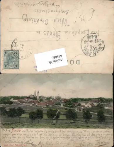 641886,Pacov Patzau Böhmen Pilgram Pelhrimov beschädigt