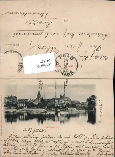 641887,Leitmeritz Litomerice Böhmen 1900 pub Hermann Seibt