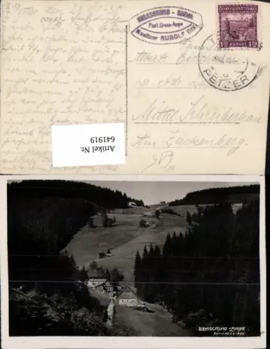 641919,Groß Aupa Urlasgrund Baude Bauda Krkonose Riesengebirge Königgrätz Böhmen