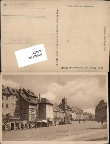 644527,Eger Cheb Markt Rathaus Stöckl